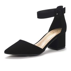 Pointed Toe Chunky Heels